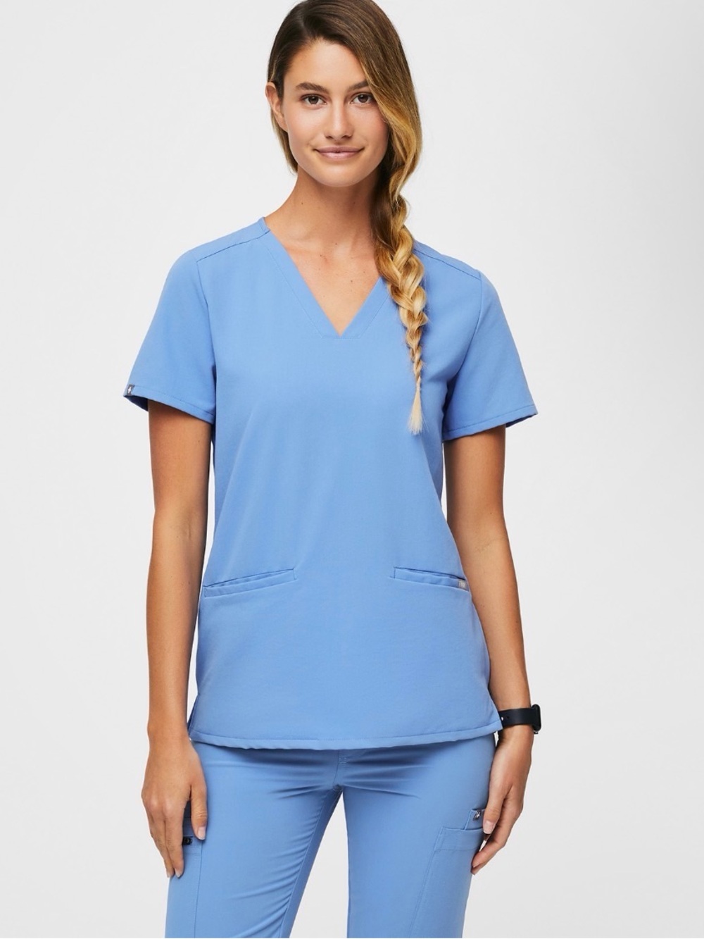 Ceil blue figs MED top SMALL pant